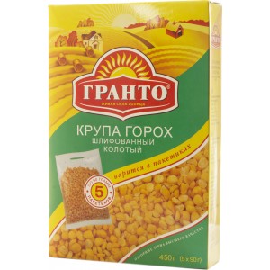Крупа горох шлифованный колотый