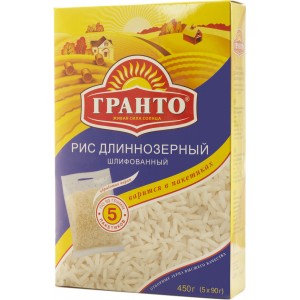 Рис длиннозерный шлифованный